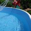 Пълнене на басейна с вода 